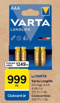Varta Longlife