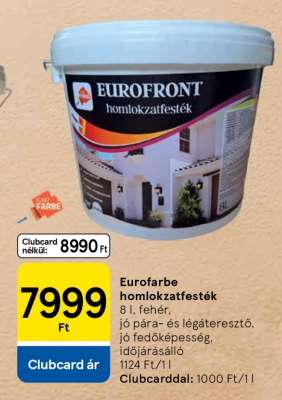 Eurofarbe homlokzatfesték