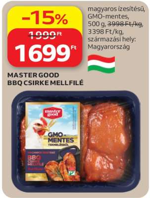 MASTER GOOD BBQ CSIRKE MELLFILÉ
