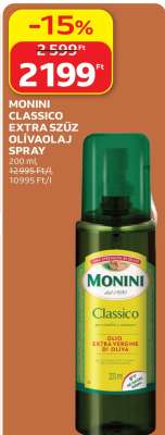 MONINI CLASSICO EXTRA SZŰZ OLÍVAOLAJ SPRAY