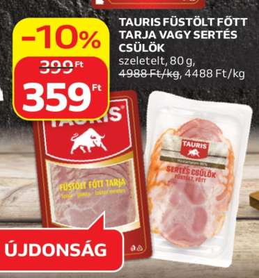 TAURIS FÜSTÖLT FŐTT TARJA VAGY SERTÉS CSÜLÖK