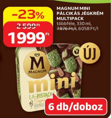 Magnum Mini Pálcikás Jégkrém Multipack