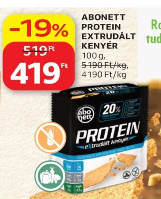 Abonett Protein Extrudált Kenyér
