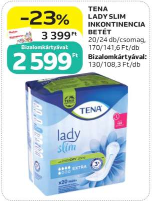 TENA Lady Slim Inkontinencia Betét