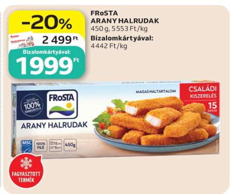 FROSTA ARANY HALRUDAK
