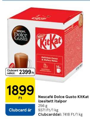 Nescafé Dolce Gusto KitKat ízesített italpor