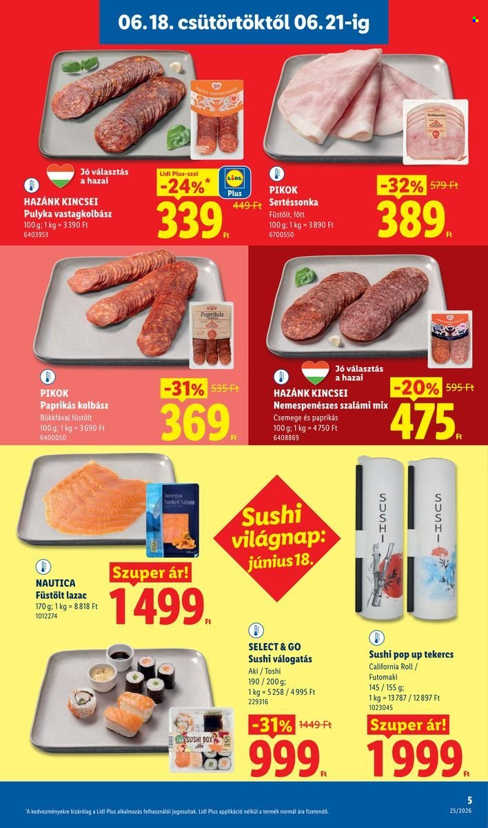 Lidl akciós újságok - 2026.06.18 - 2026.06.24. Oldal 5