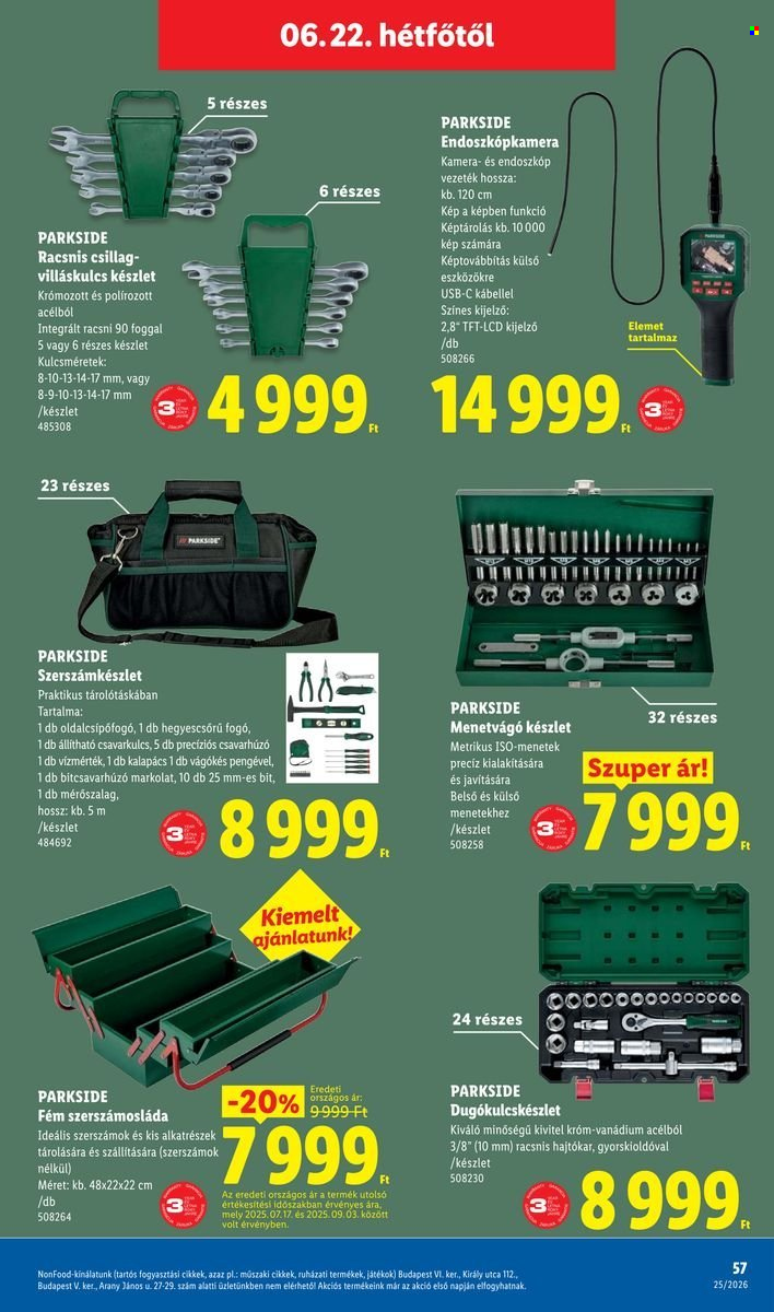 Lidl akciós újságok - 2026.06.18 - 2026.06.24. Oldal 57