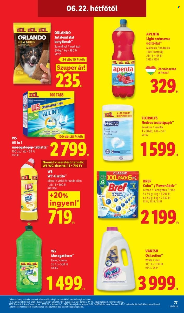 Lidl akciós újságok - 2026.06.18 - 2026.06.24. Oldal 77
