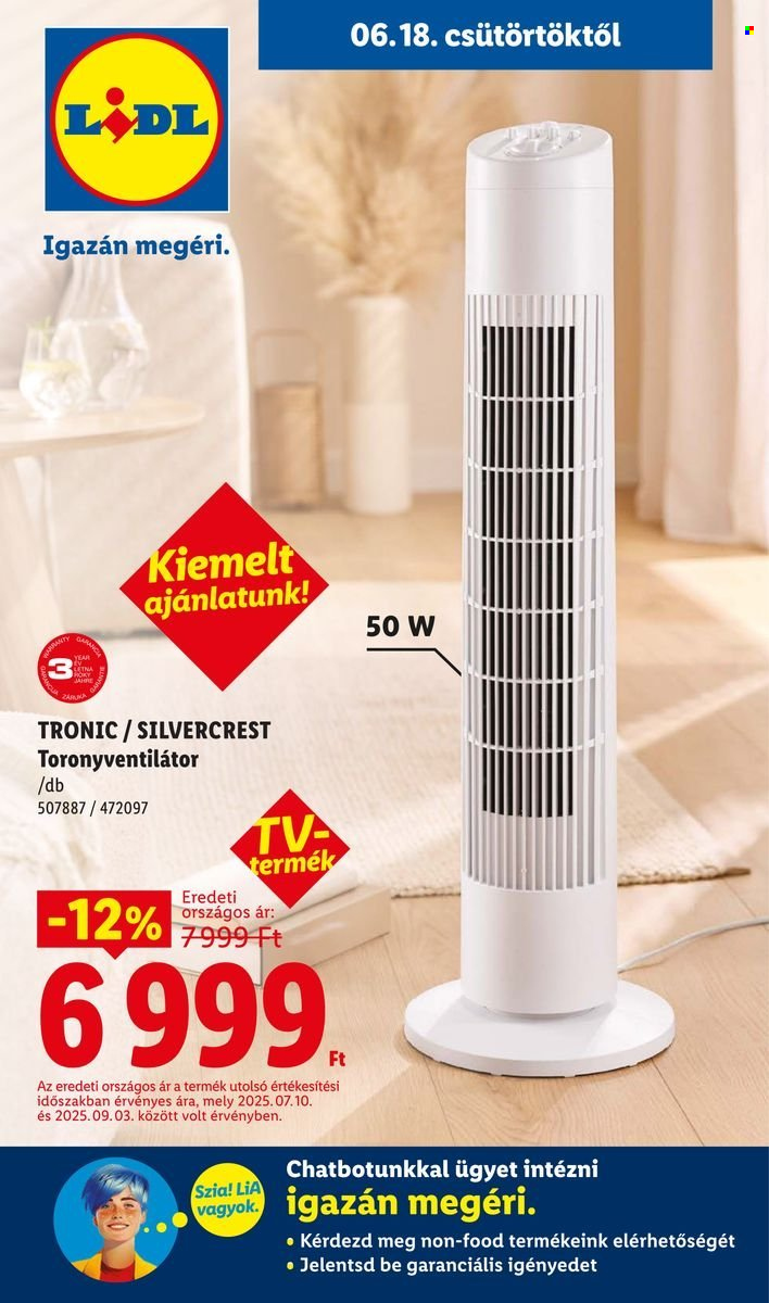 Lidl akciós újságok - 2026.06.18 - 2026.06.24. Oldal 1