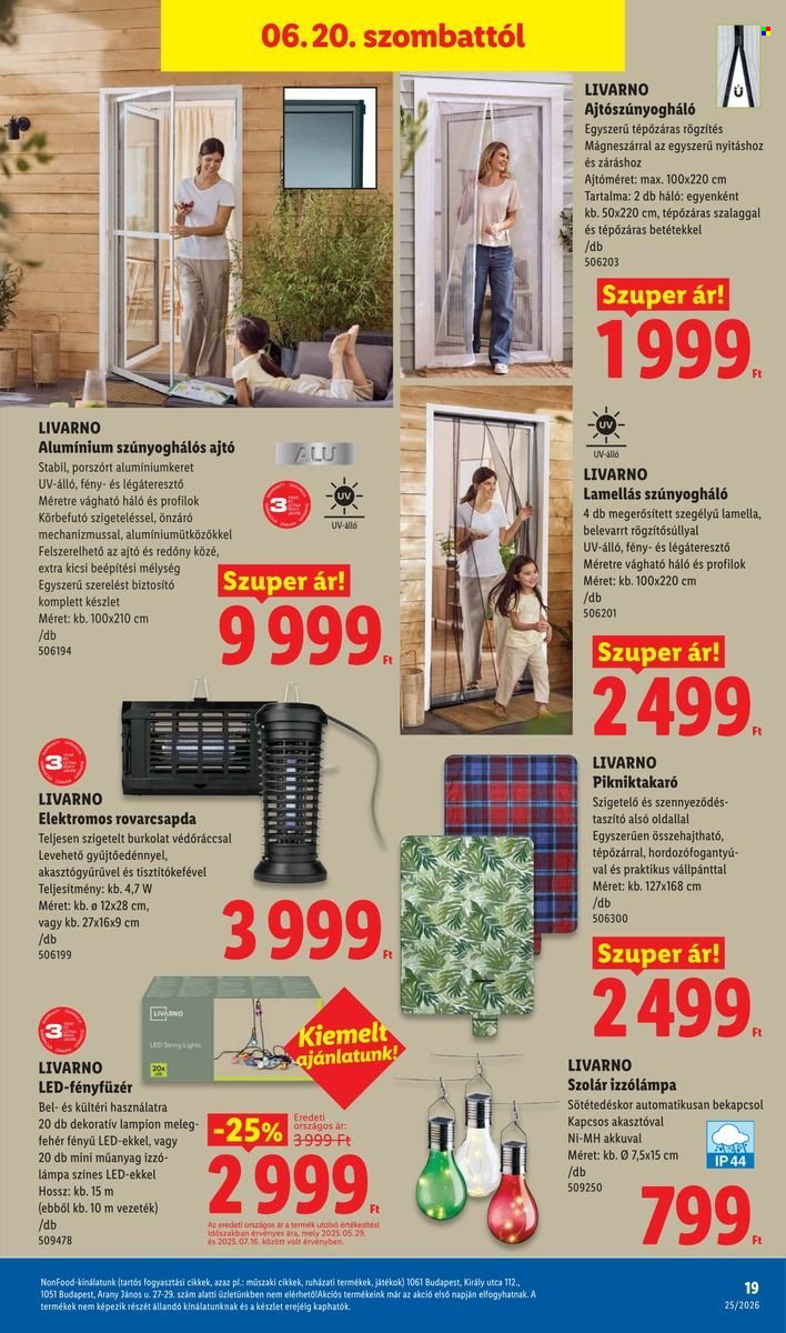 Lidl akciós újságok - 2026.06.18 - 2026.06.24. Oldal 19