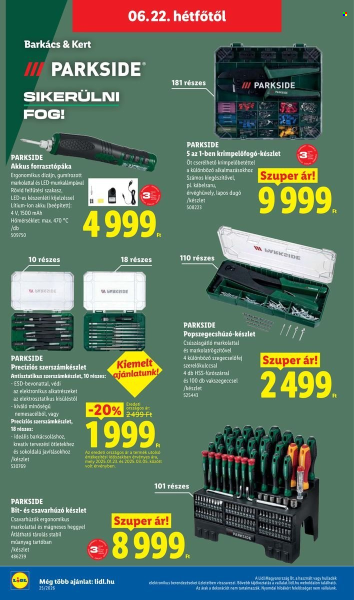 Lidl akciós újságok - 2026.06.18 - 2026.06.24. Oldal 22