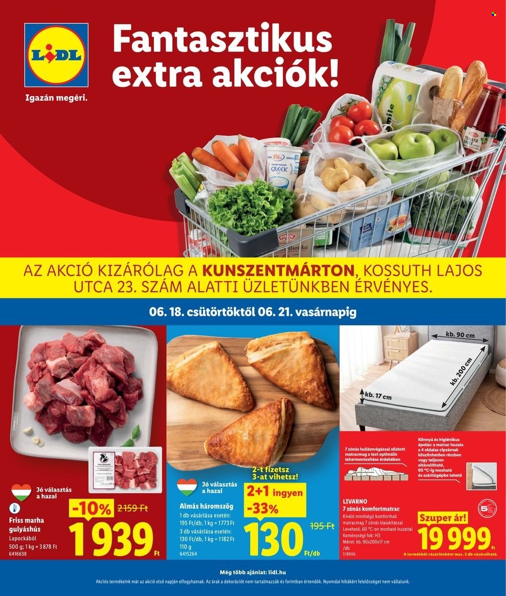 Lidl akciós újságok - 2026.06.18 - 2026.06.21. Oldal 1