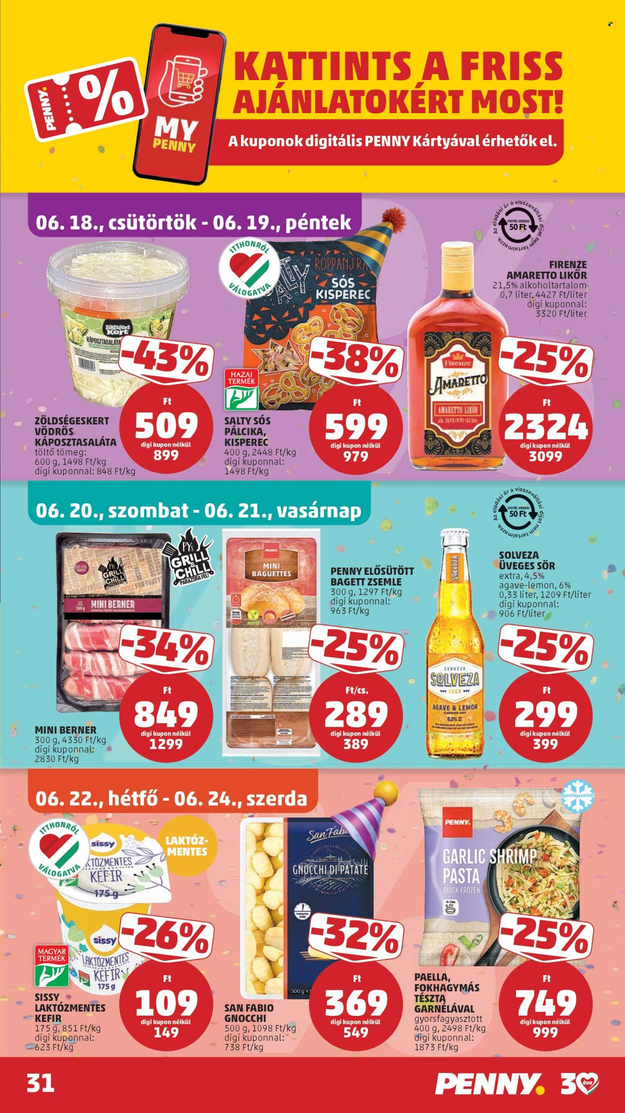 Penny Market akciós újságok - 2026.06.18 - 2026.06.24. Oldal 33