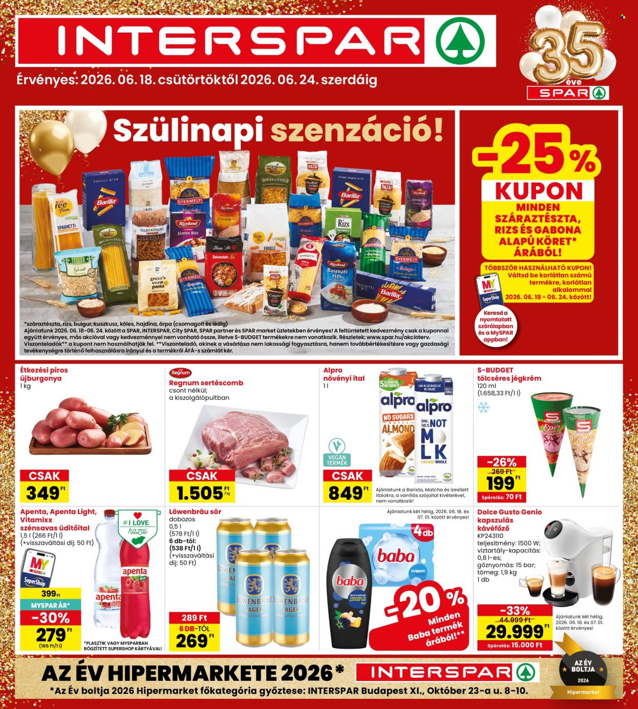 INTERSPAR akciós újságok - 2026.06.18 - 2026.06.24. Oldal 1