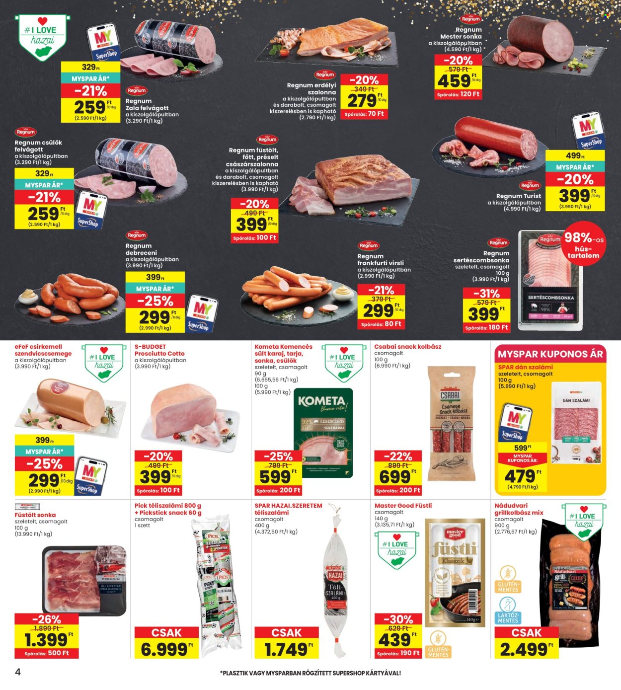 INTERSPAR akciós újságok - 2026.06.18 - 2026.06.24. Oldal 4
