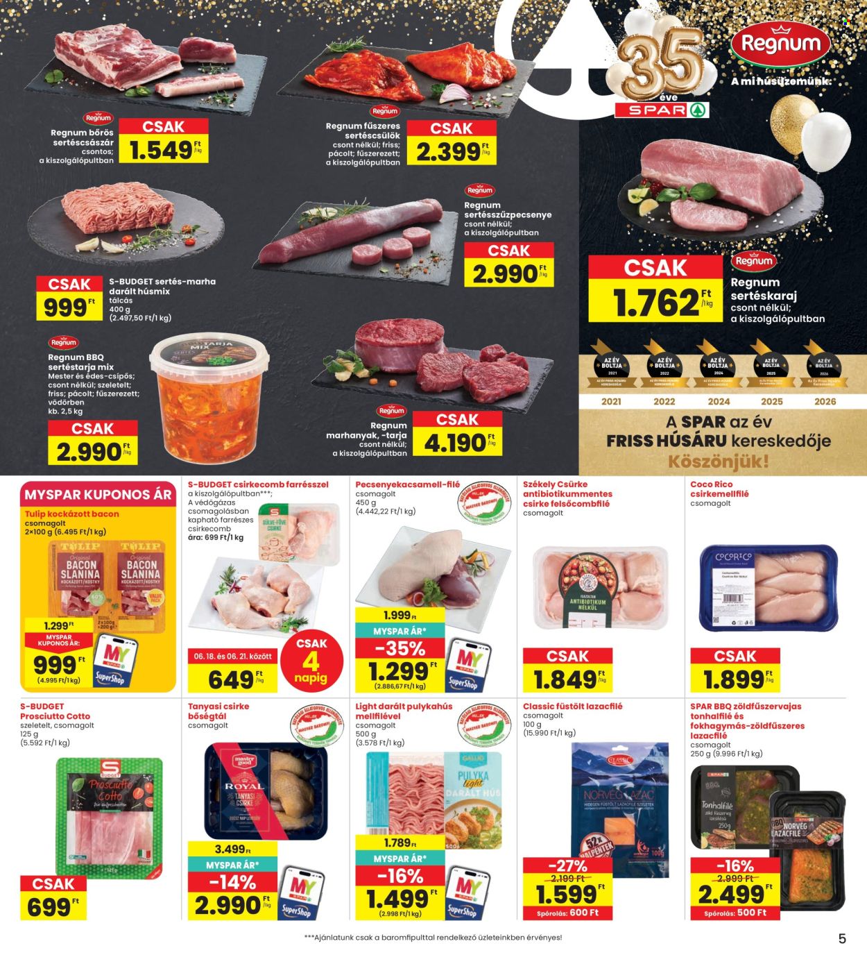 INTERSPAR akciós újságok - 2026.06.18 - 2026.06.24. Oldal 5