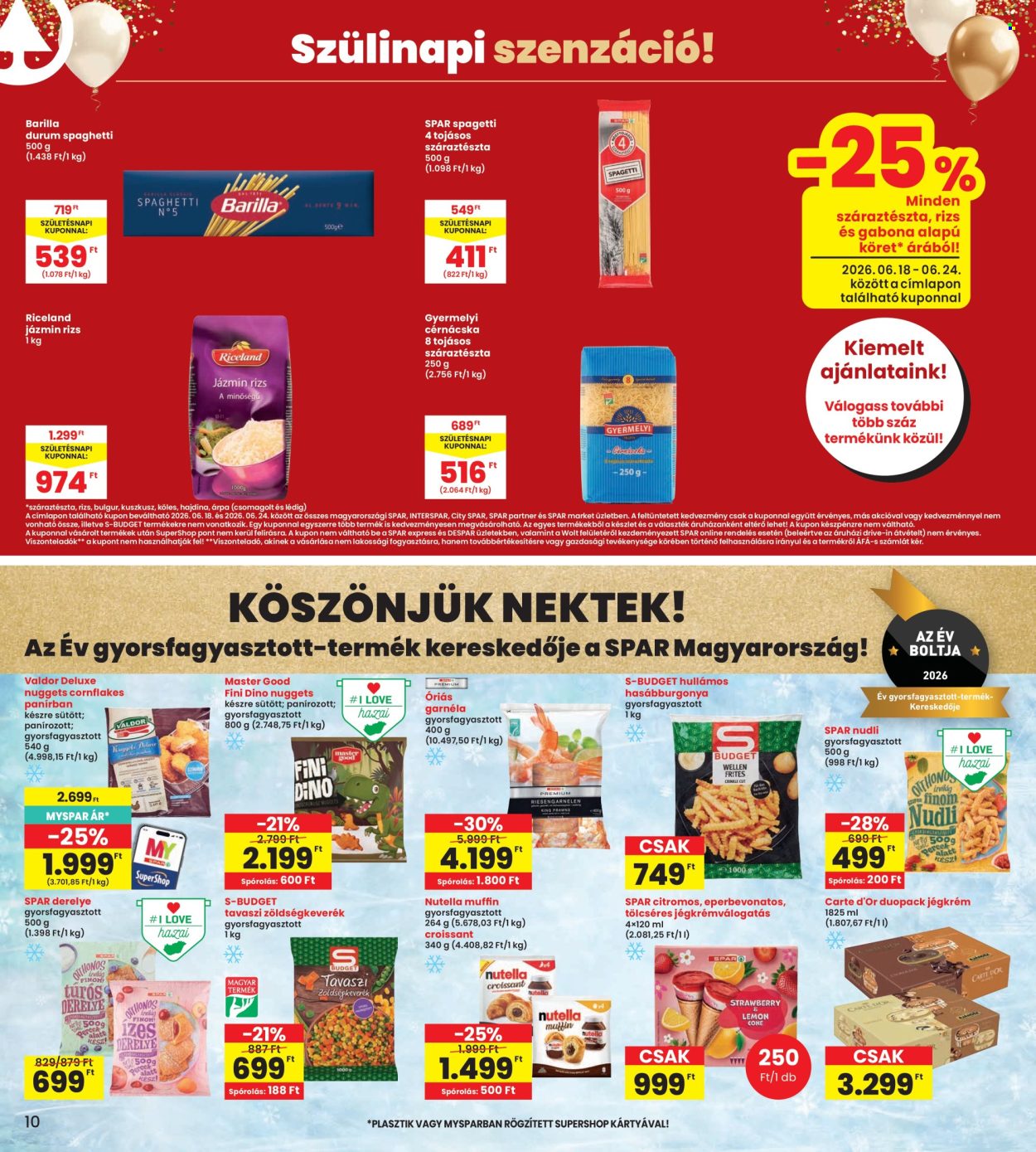 INTERSPAR akciós újságok - 2026.06.18 - 2026.06.24. Oldal 10