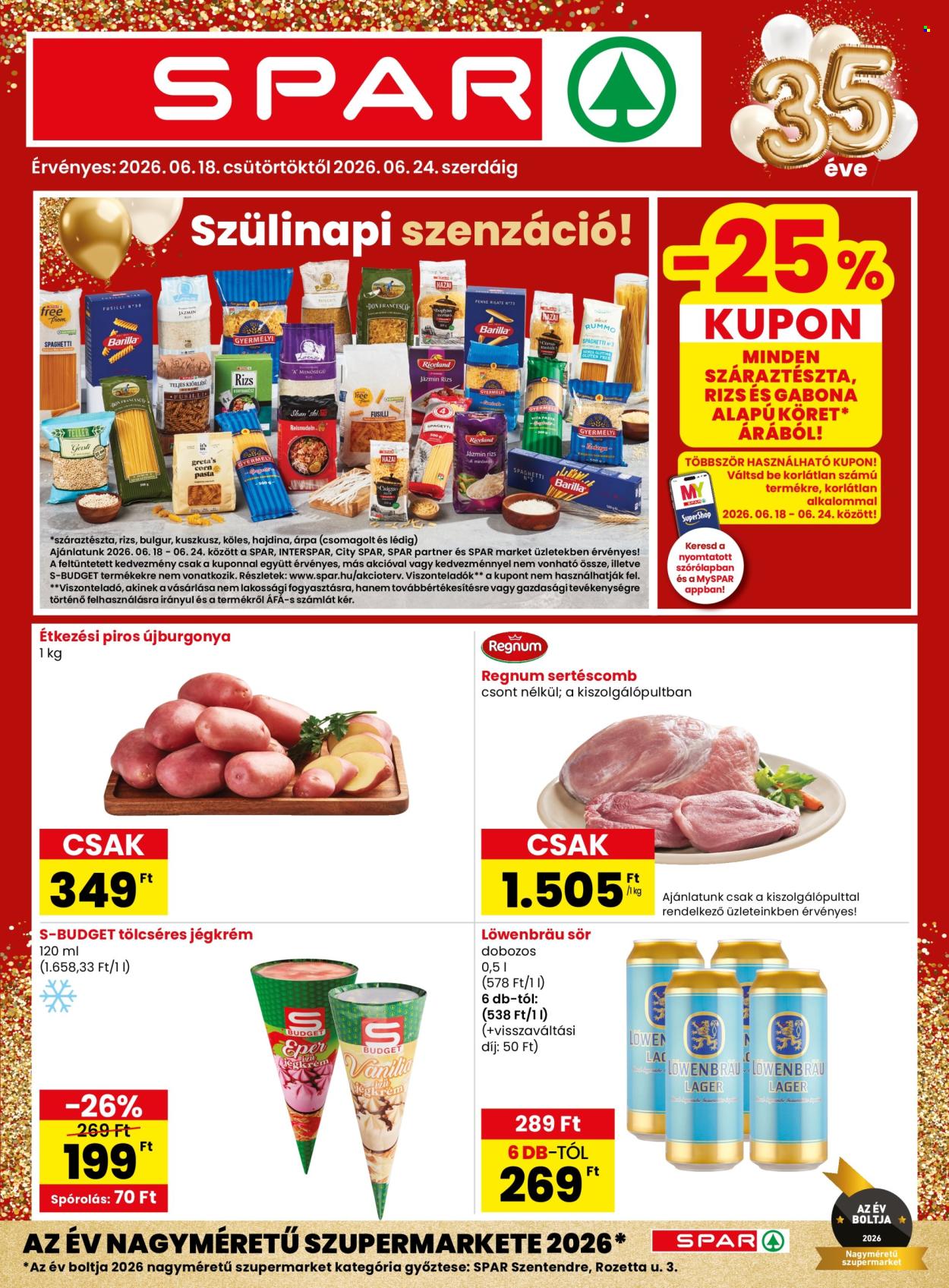 SPAR akciós újságok - 2026.06.18 - 2026.06.24. Oldal 1