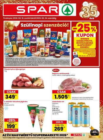 Újság SPAR - 2026.06.18 - 2026.06.24.