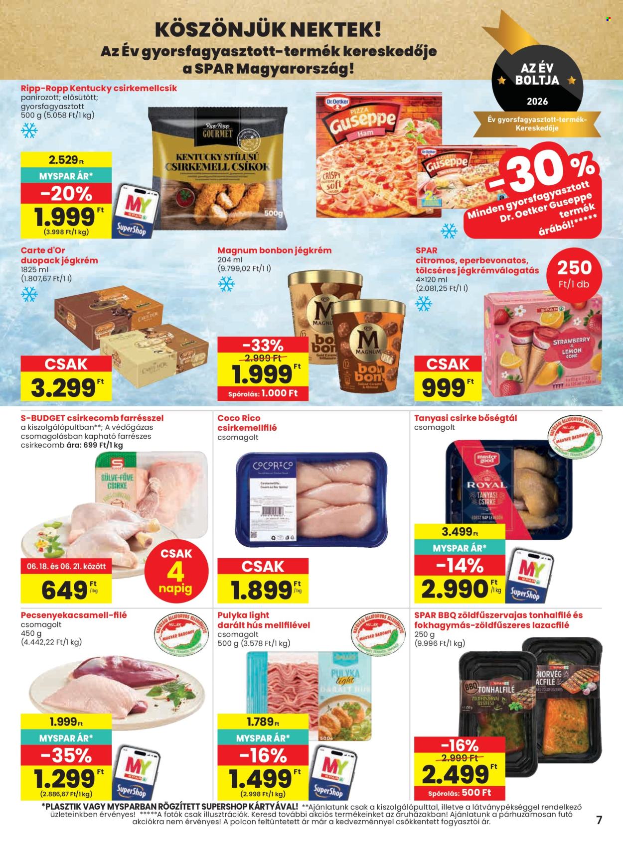 SPAR akciós újságok - 2026.06.18 - 2026.06.24. Oldal 7