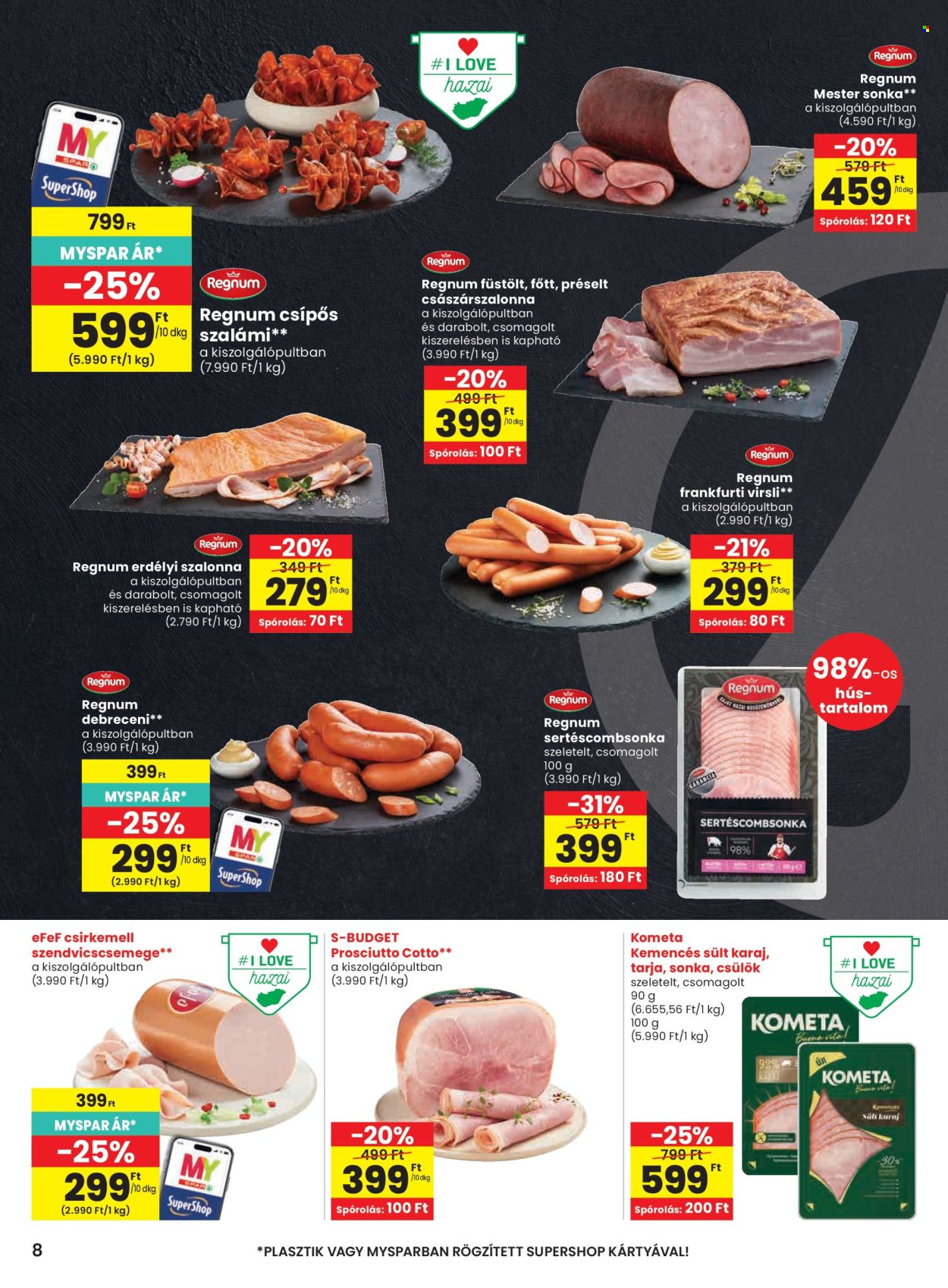 SPAR akciós újságok - 2026.06.18 - 2026.06.24. Oldal 8