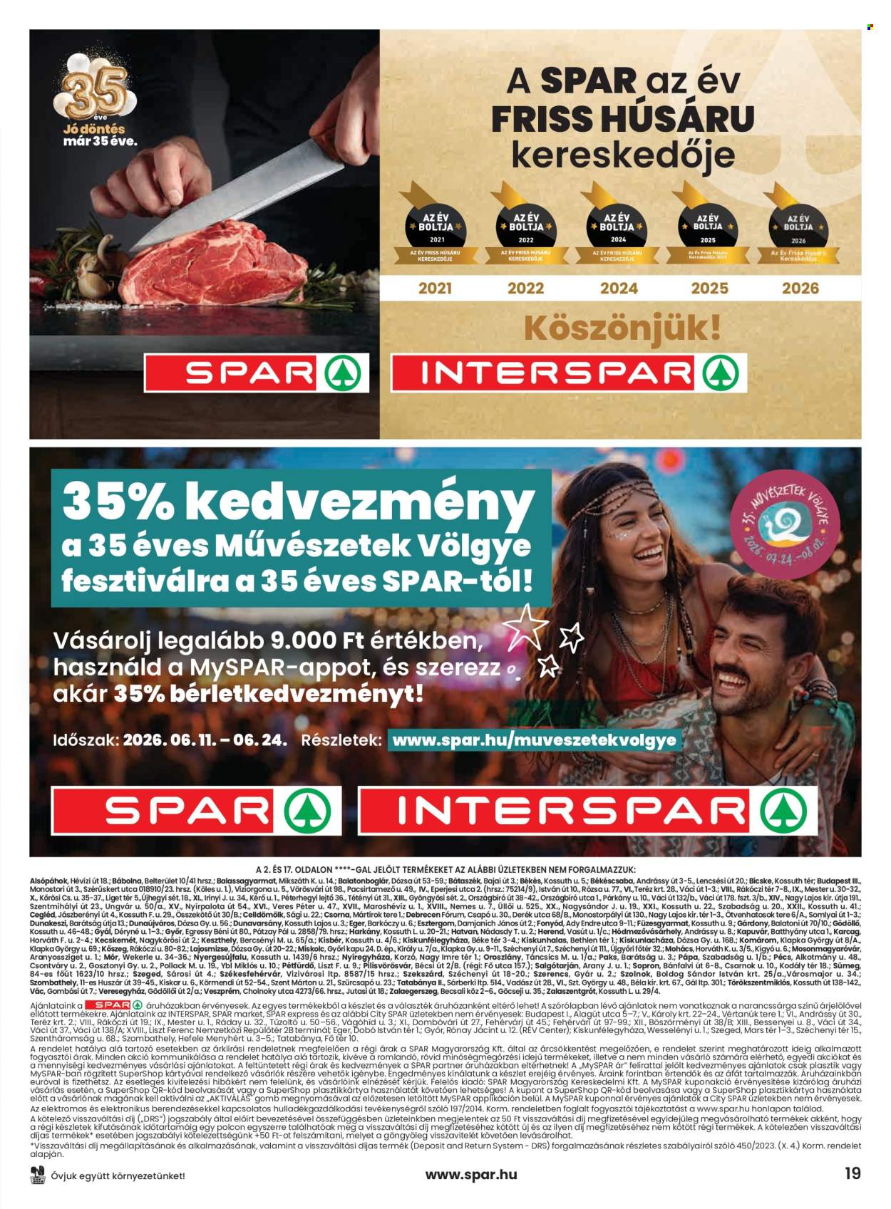 SPAR akciós újságok - 2026.06.18 - 2026.06.24. Oldal 19