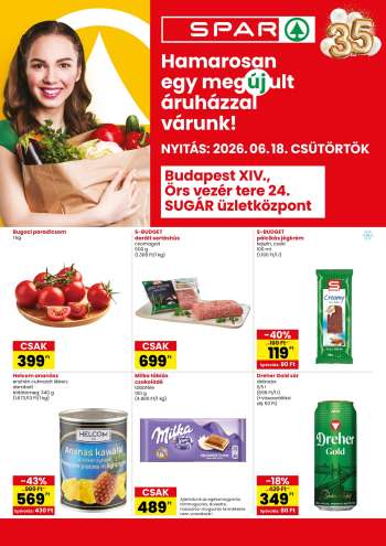 Újság SPAR Szupermarket - 2026.06.18 - 2026.06.24.