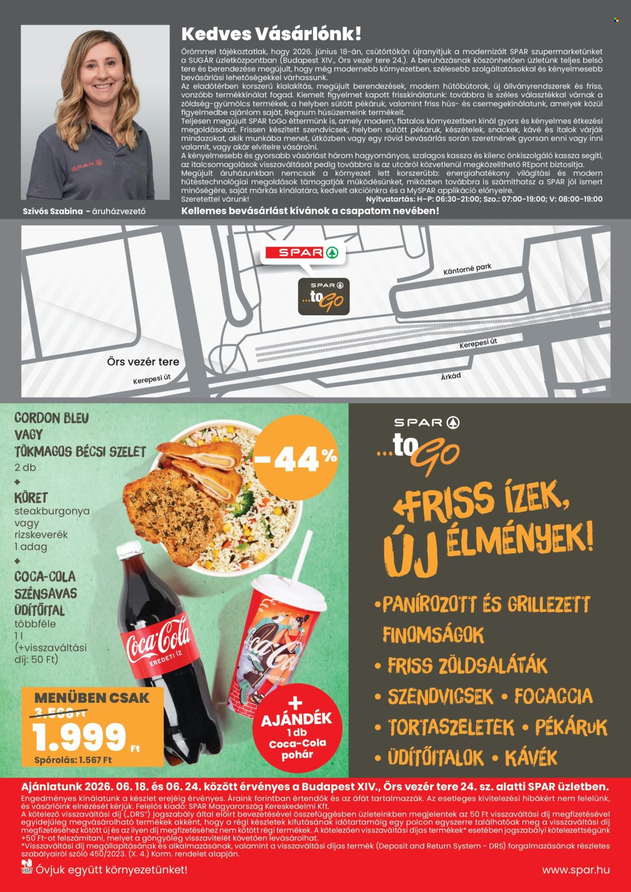 SPAR Szupermarket akciós újságok - 2026.06.18 - 2026.06.24. Oldal 4
