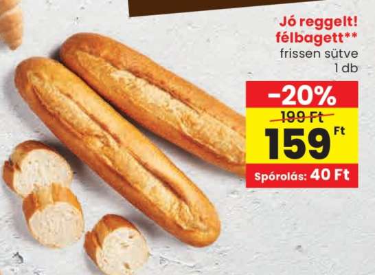 Jó reggelt! félbagett