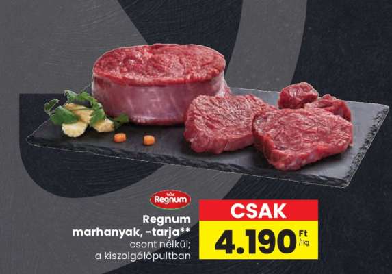 Regnum marhanyak, tarja