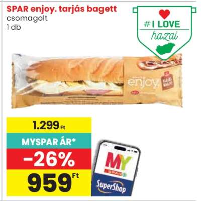 SPAR enjoy. tarjás bagett