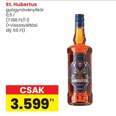 St. Hubertus gyógynövénylikőr