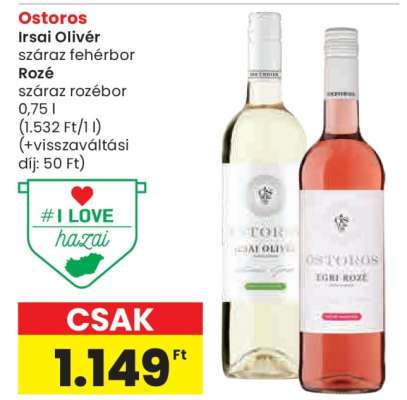 Ostoros Irsai Olivér / Rozé