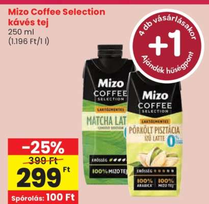 Mizo Coffee Selection kávés tej