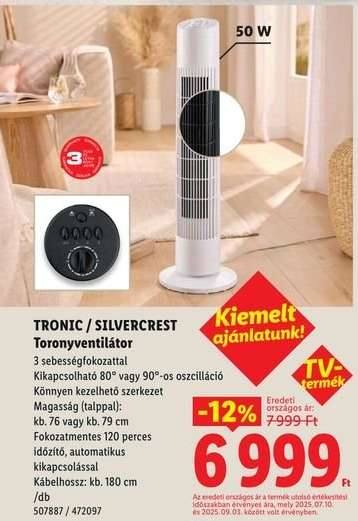 TRONIC / SILVERCREST Toronyventilátor