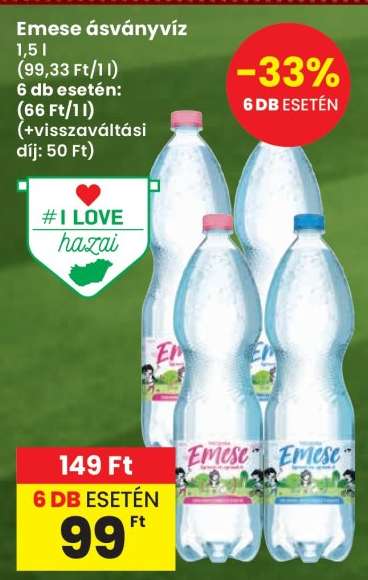 Emese ásványvíz