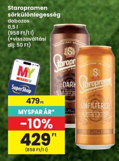 Staropramen sörkülönlegesség