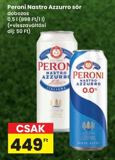 Peroni Nastro Azzurro sör