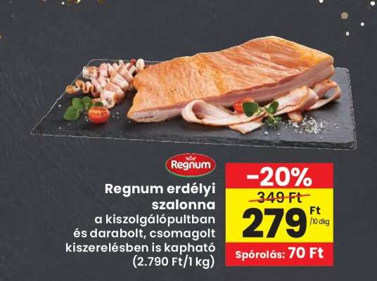 Regnum erdélyi szalonna