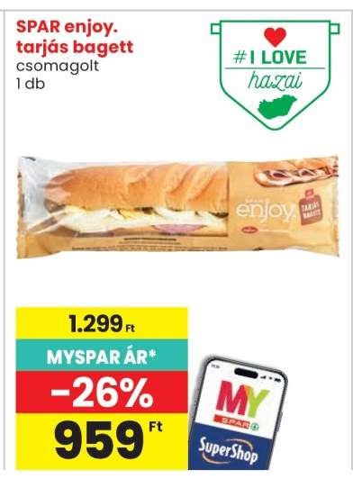 SPAR enjoy. tarjás bagett