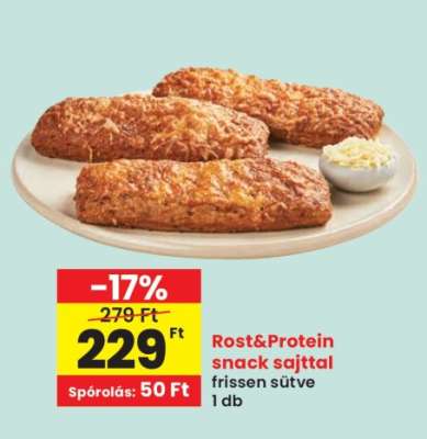 Rost&Protein snack sajttal