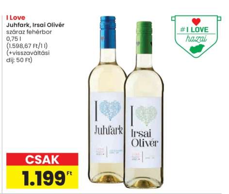 I Love Juhfark, Irsai Olivér