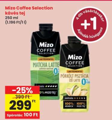 Mizo Coffee Selection kávés tej
