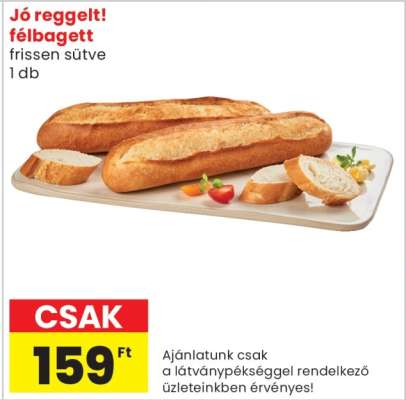 Jó reggelt! félbagett