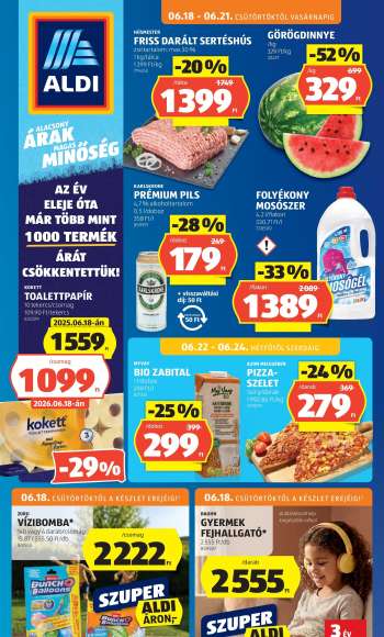 Újság Aldi - 2026.06.18 - 2026.06.24.