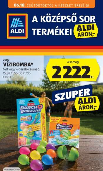 Újság Aldi - 2026.06.18 - 2026.06.24.