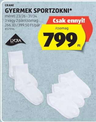 GYERMEK SPORTZOKNI