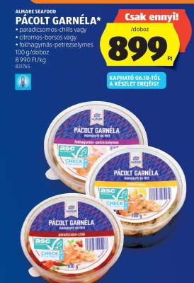 Pácolt Garnéla