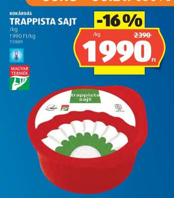 Kokárdás Trappista Sajt